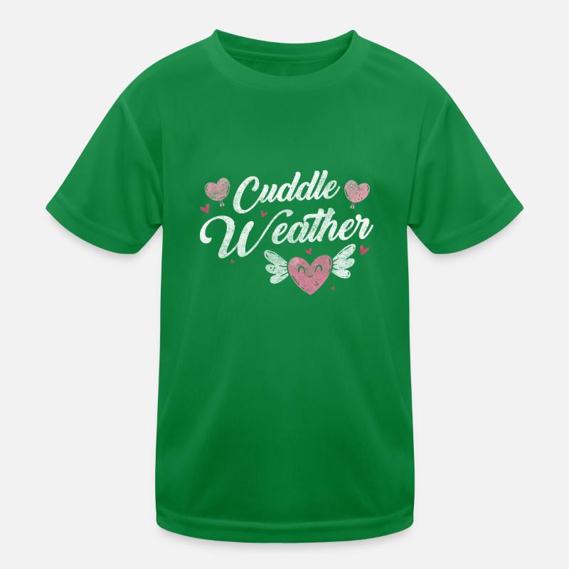 Relationship Partner Cuddly Tenderness Kids Functional T-Shirt