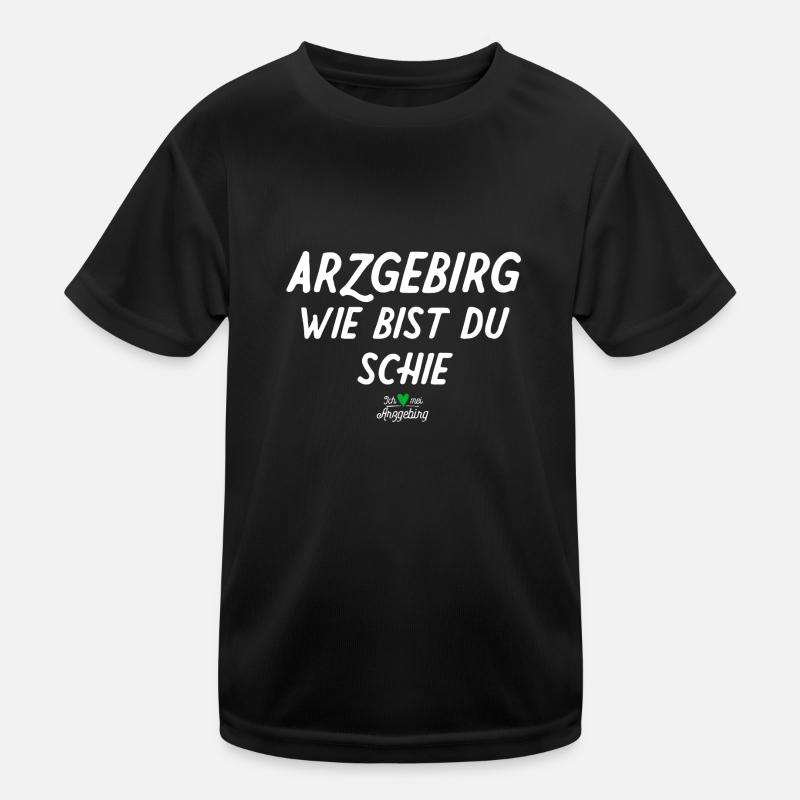 Arzgebirg wie bist du schie Kids Functional T-Shirt