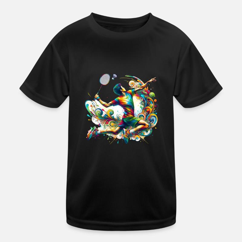 Design de badminton cool T-shirt sport Enfant