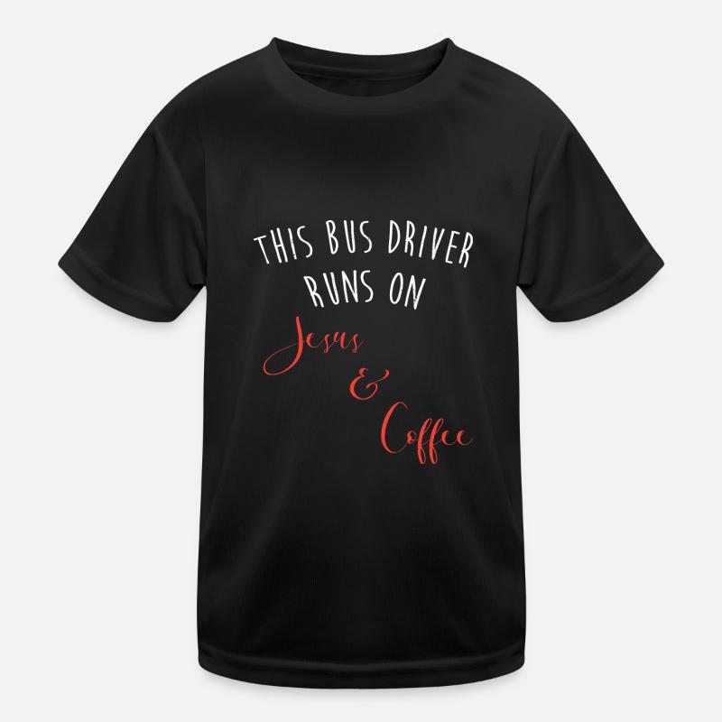 Schulbusfahrer Schulbus Kinder Funktions-T-Shirt