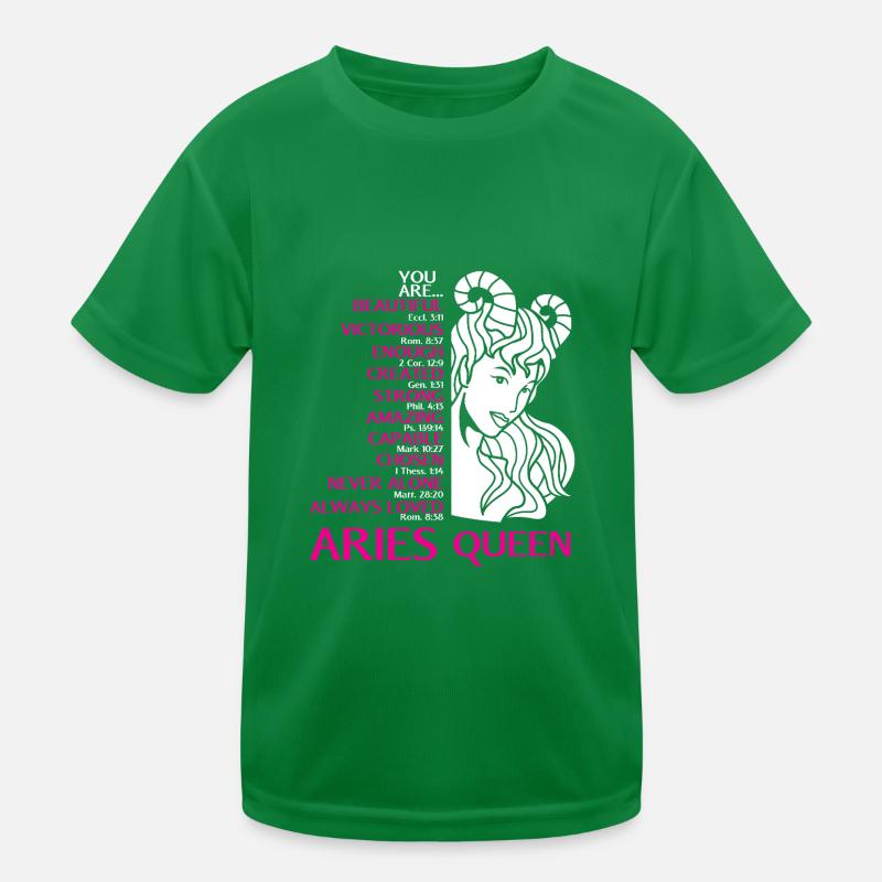 Sternzeichen Widder Kinder Funktions-T-Shirt