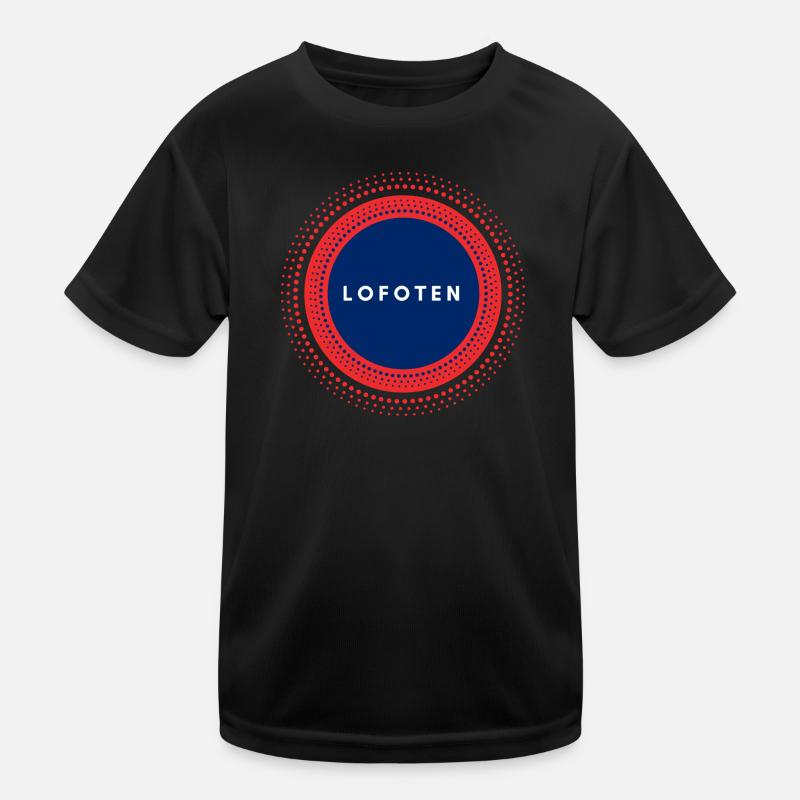 Lofoten Norwegen Kinder Funktions-T-Shirt