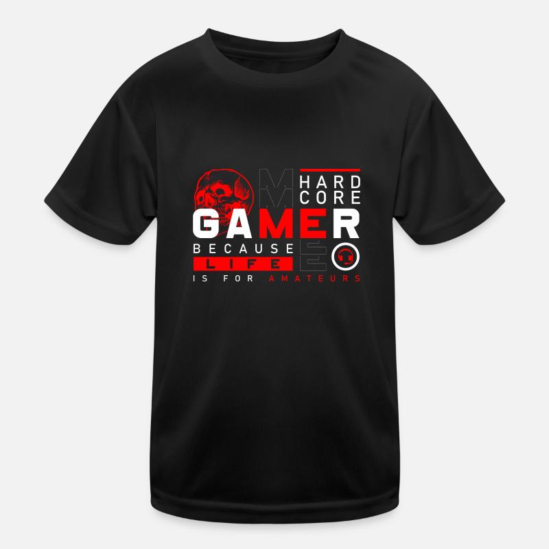 PC E-Sport Grafik Kinder Funktions-T-Shirt