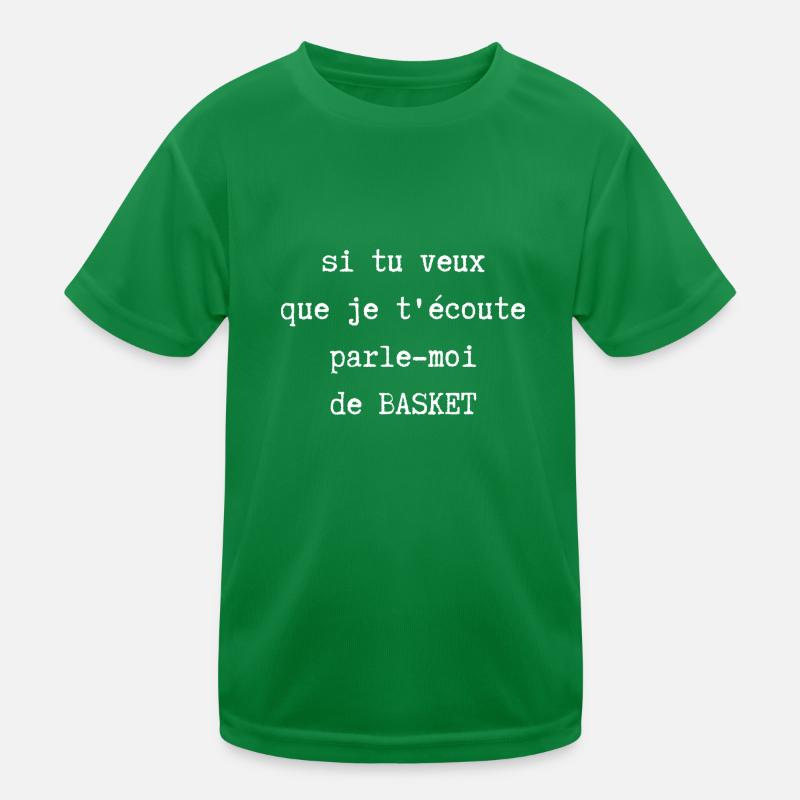 parle moi de basket T-shirt sport Enfant