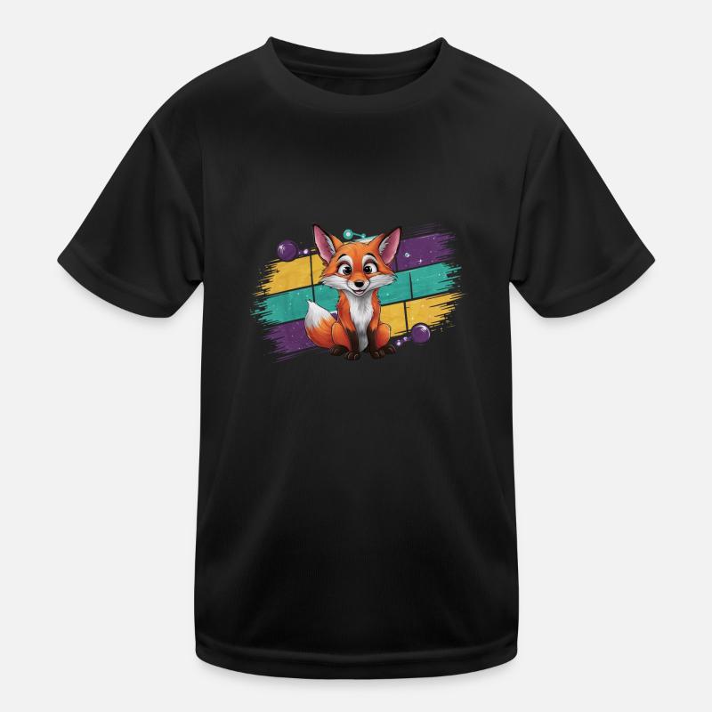 Fox - Illustration Kids Functional T-Shirt