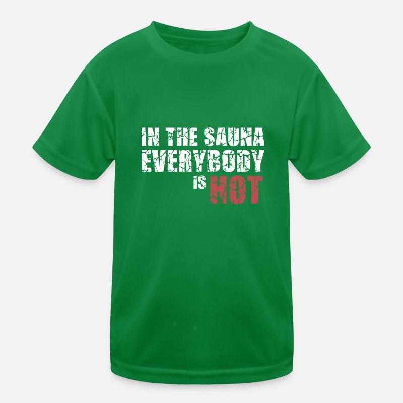 Hot Sauna Gift Sauna House Banja Spa Hamam Kids Functional T-Shirt