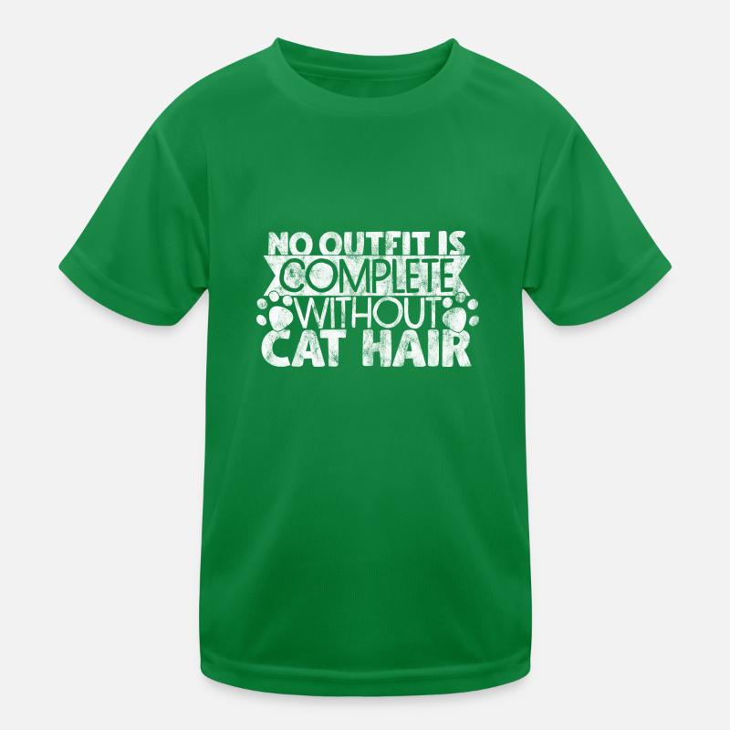 Aucune tenue n’est complète sans poils de chat T-shirt sport Enfant