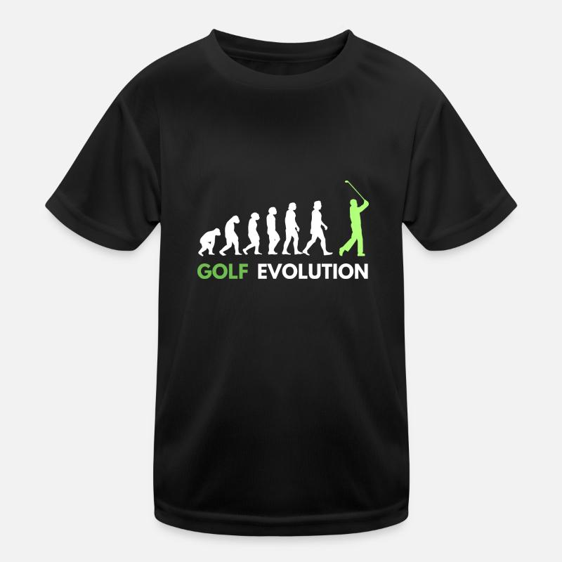 Golf Evolution Golfer Golfen T-shirt sport Enfant