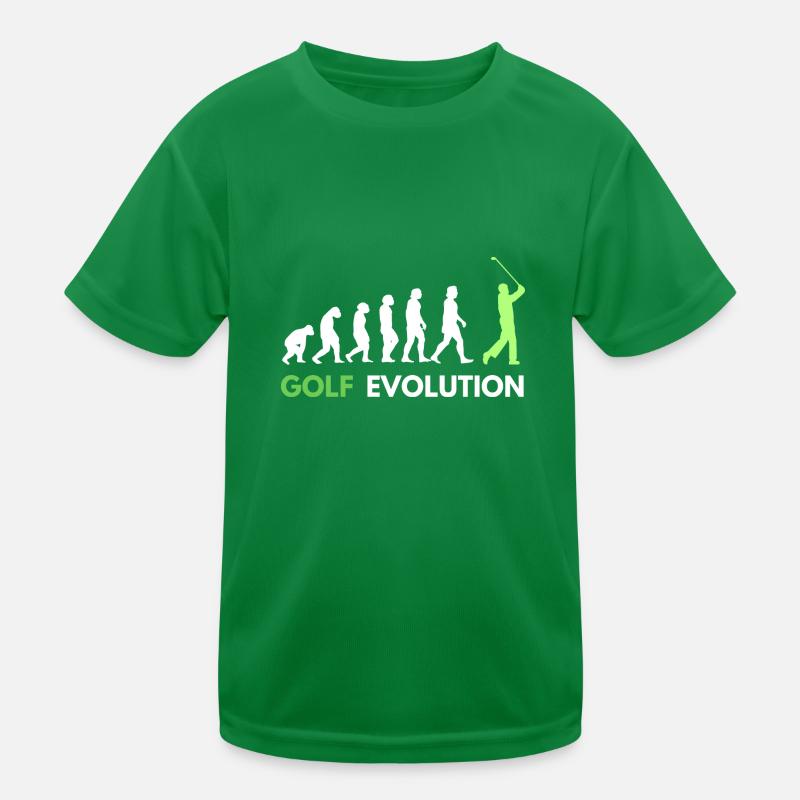Golf Evolution Golfers Kids Functional T-Shirt