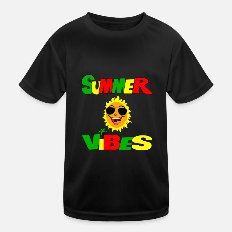 Summer Vibes einzigartiges Design Kinder Funktions-T-Shirt