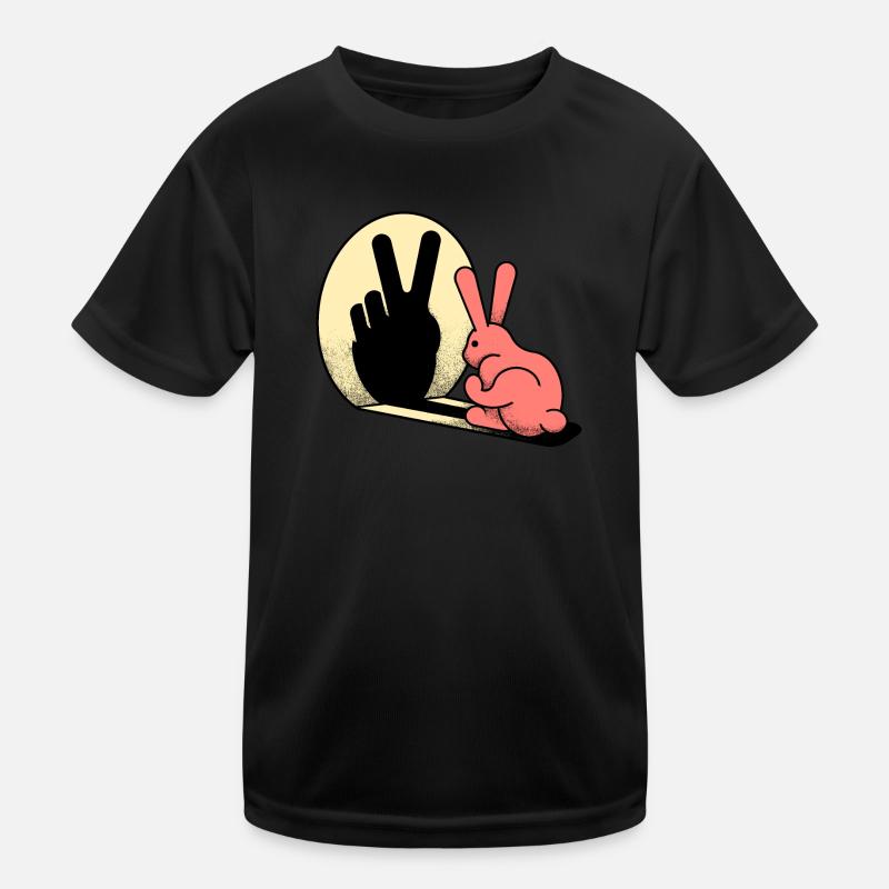 PEACEFUL RABBIT Kids Functional T-Shirt