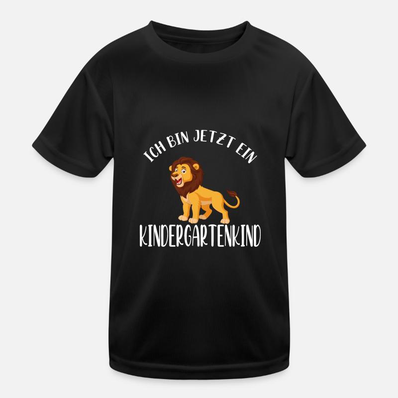 Ich bin jetzt ein Kindergartenkind Löwe Kinder Funktions-T-Shirt