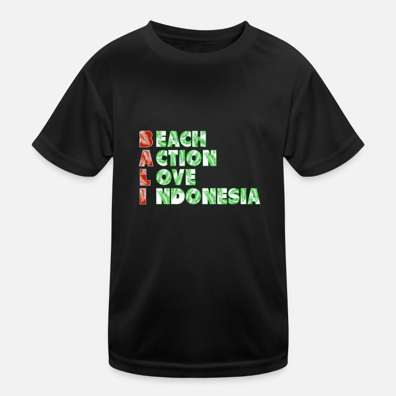 Bali - Indonesia Kids Functional T-Shirt