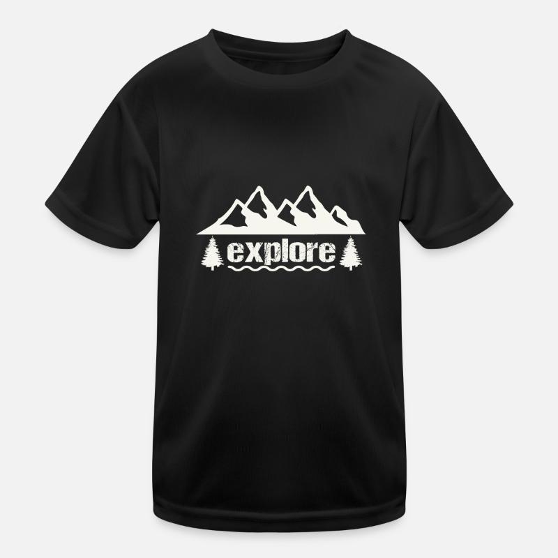 explore Kinder Funktions-T-Shirt
