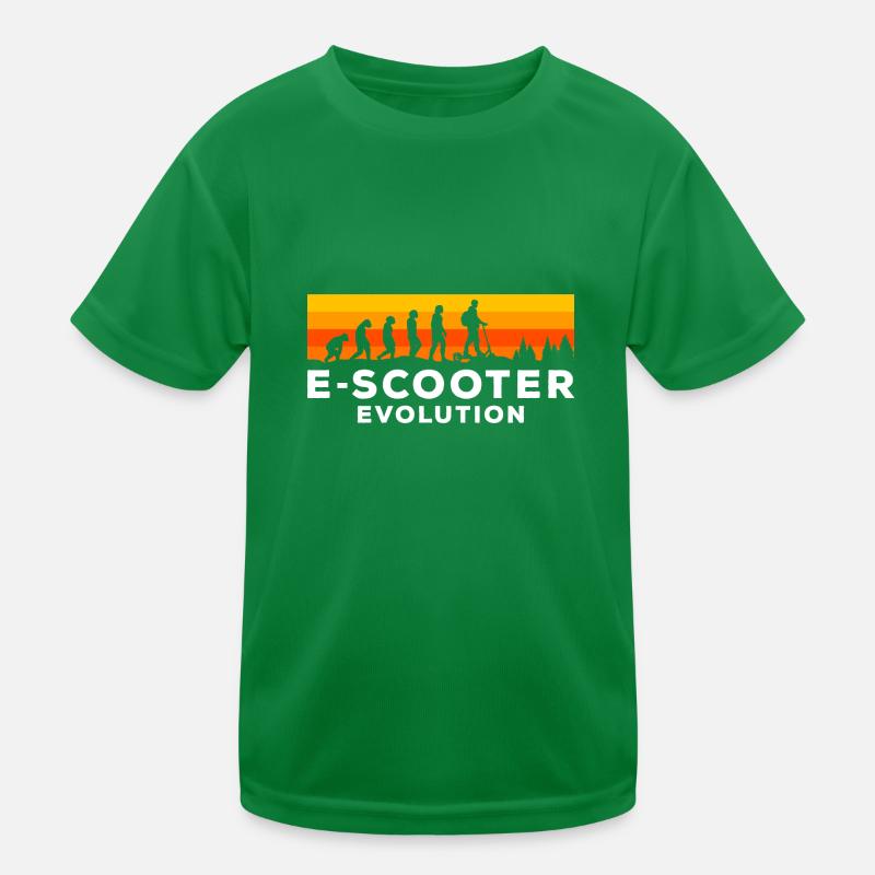 Roller Speed Motor Kids Functional T-Shirt