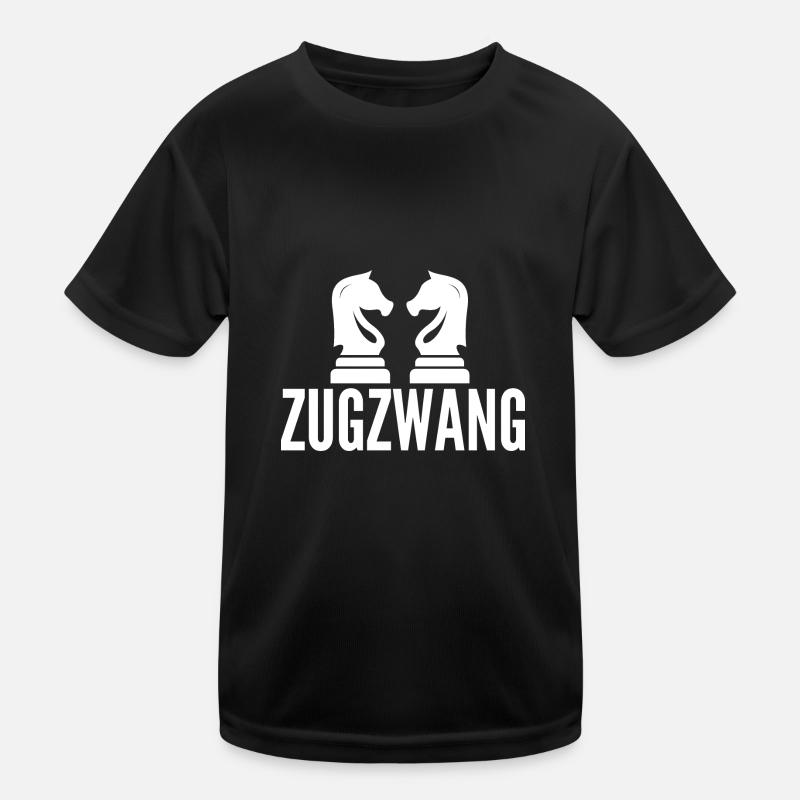 Schach Geschenk Schachspieler Queen’s Gambit Kinder Funktions-T-Shirt