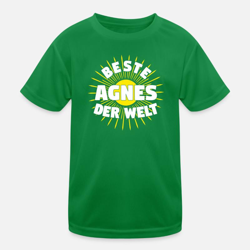 Agnes - Beste Agnes der Welt Kinder Funktions-T-Shirt
