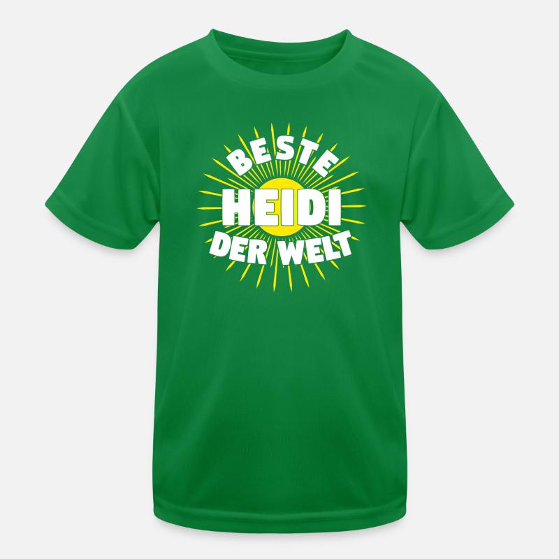 Heidi - Beste Heidi der Welt Kinder Funktions-T-Shirt