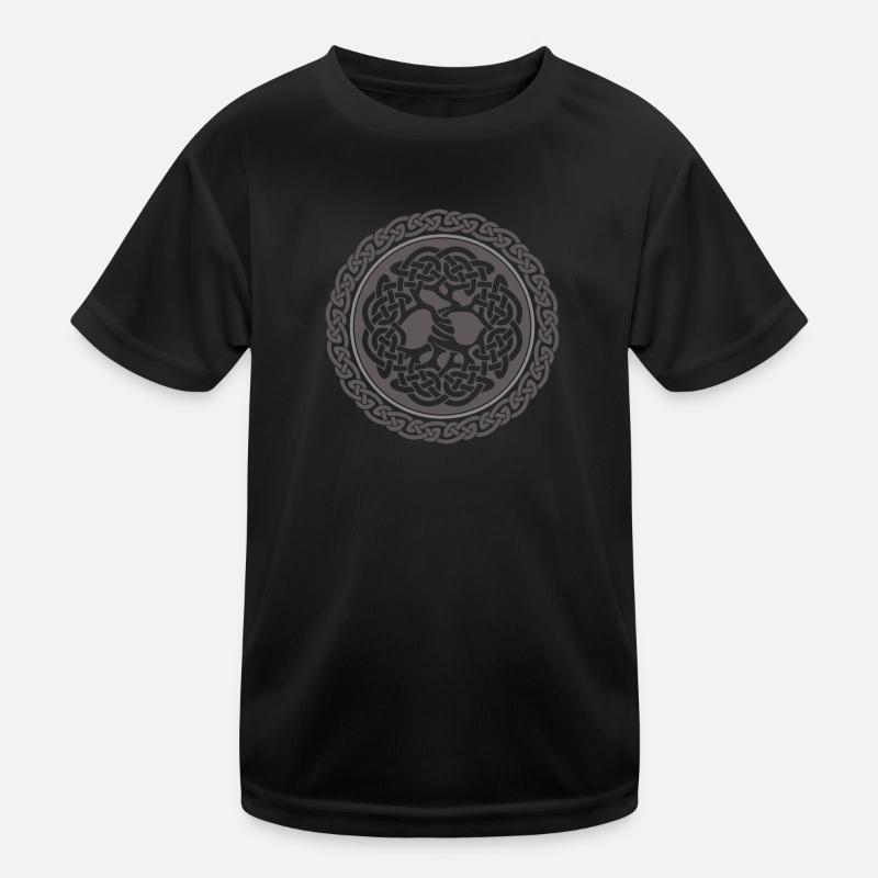 Tree in classic Celtic style Kids Functional T-Shirt