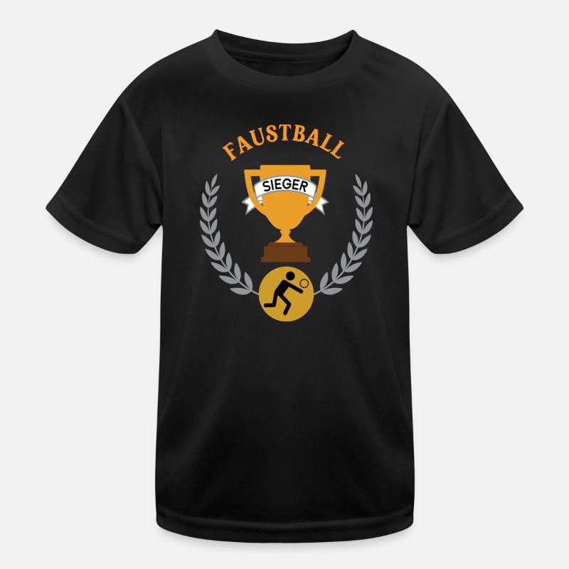 Faustball Sieger Gewinner Turnier Meisterschaft Kinder Funktions-T-Shirt