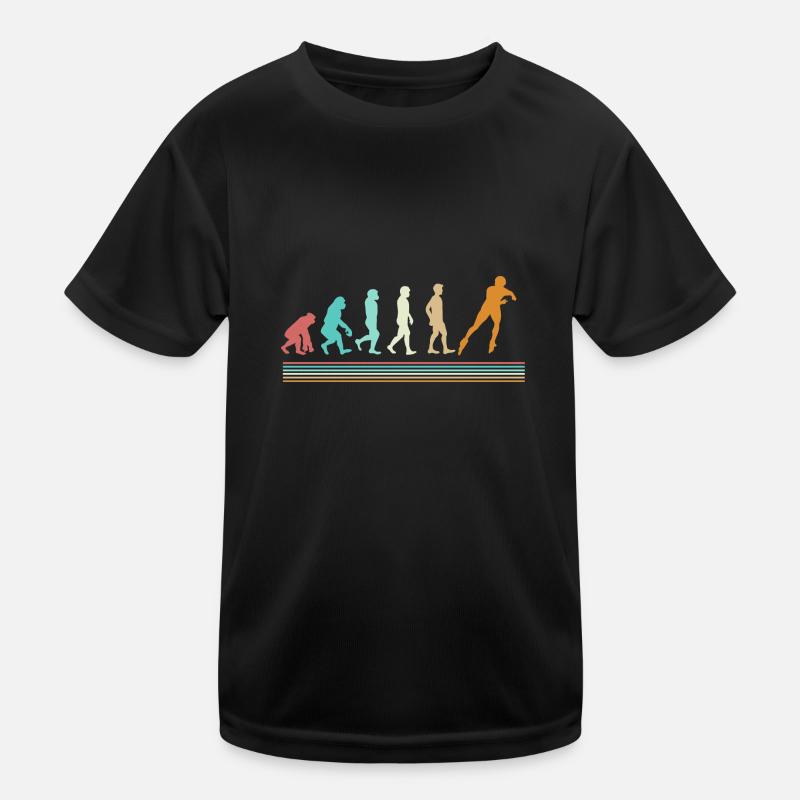Inline Skating Evolution Roller Skate Inline Skater Kids Functional T-Shirt