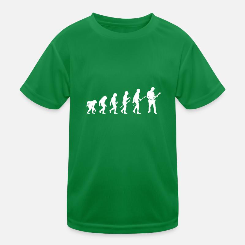 guitar guitar evolution Funktionsshirt til børn