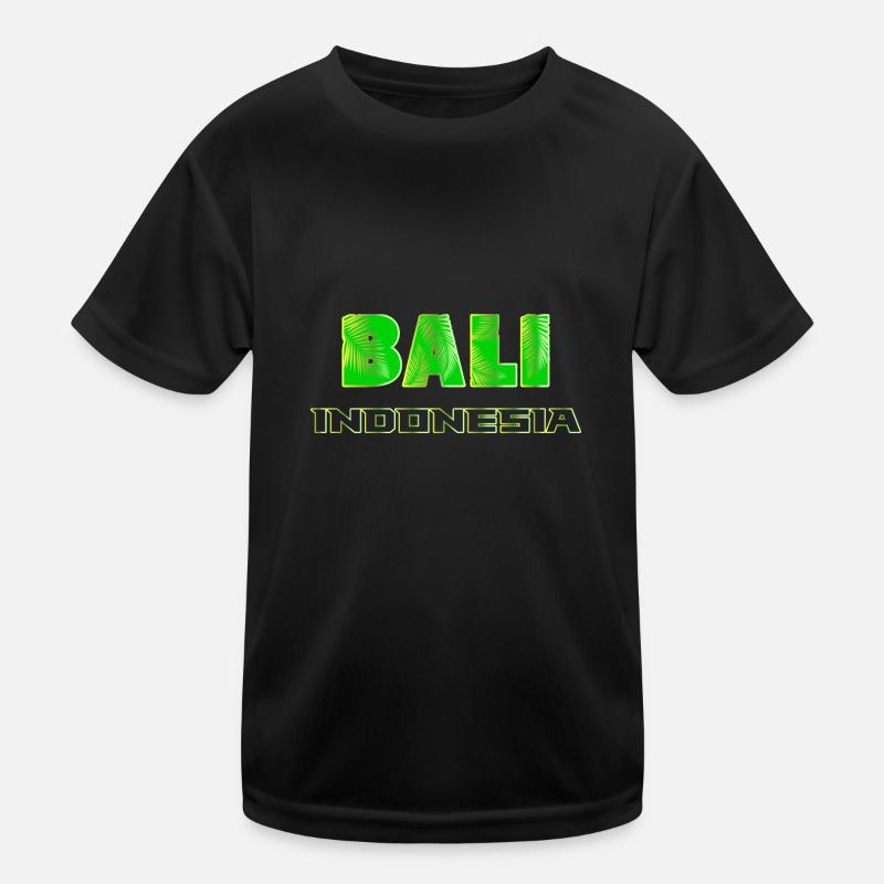 Bali - Indonesien Kinder Funktions-T-Shirt