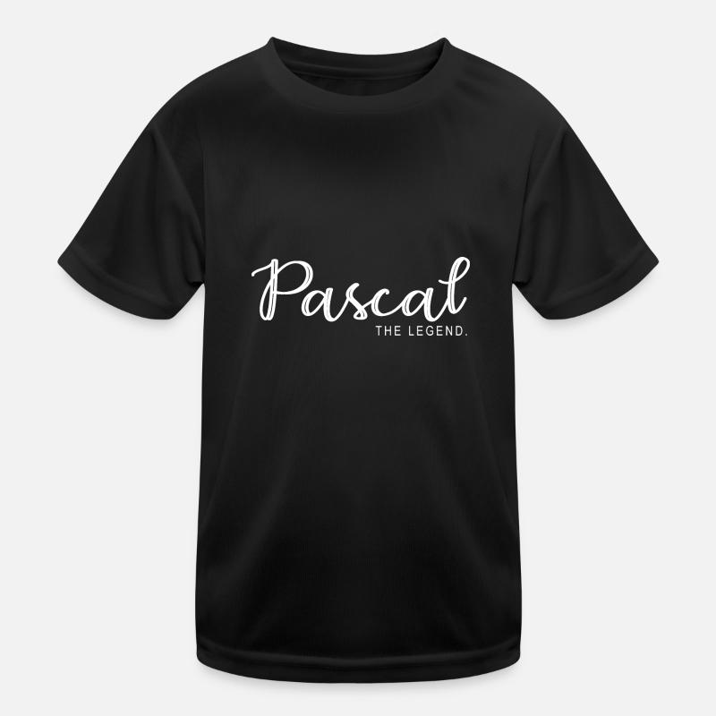 Pascal the legend Cadeau T shirt pascal - T-shirt sport Enfant - noir