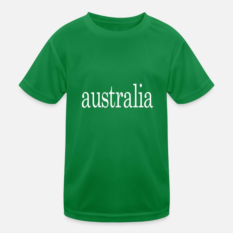 australia Kinder Funktions-T-Shirt