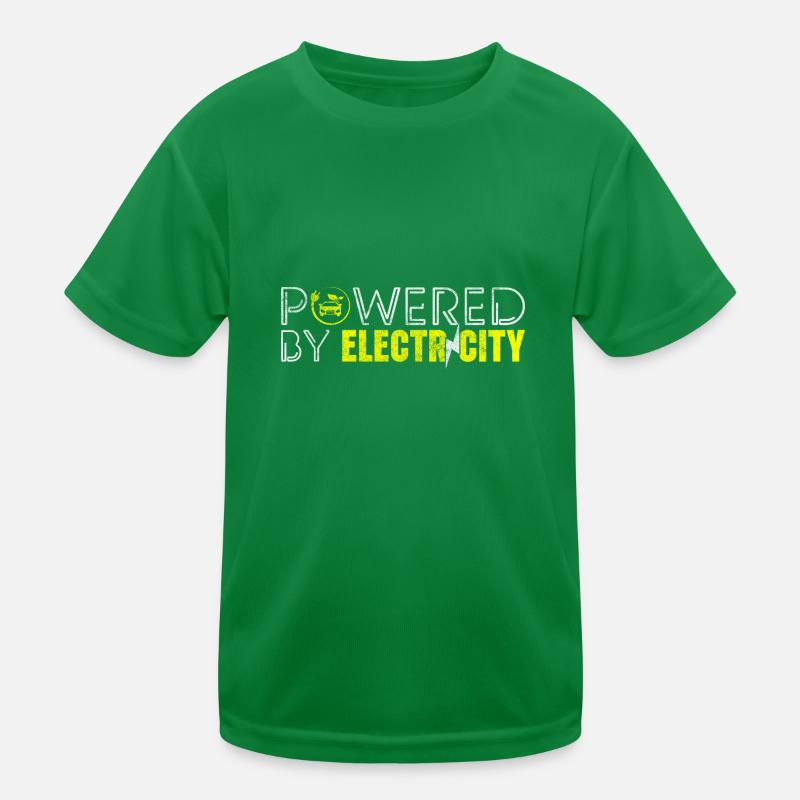 E-Car Environmental Protection New Acceleration Kids Functional T-Shirt