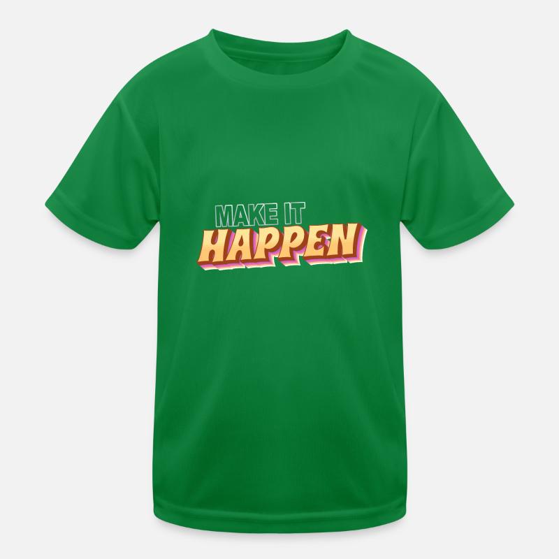 Réalisez vos objectifs T-shirt sport Enfant