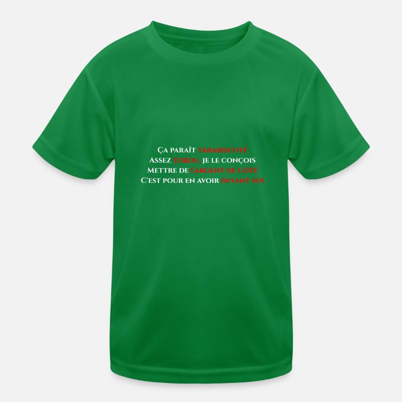 Mettre de l'argent de côté T-shirt sport Enfant