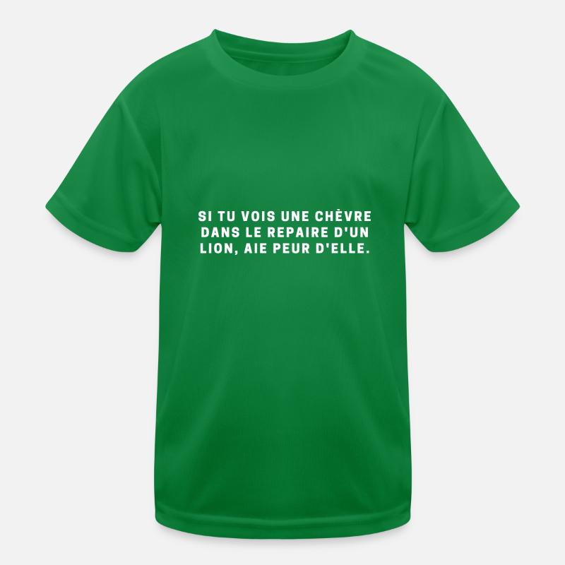proverbe, citation, dicton T-shirt sport Enfant