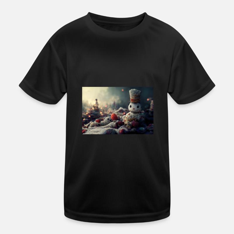Bonhommes de neige de Noël T-shirt sport Enfant