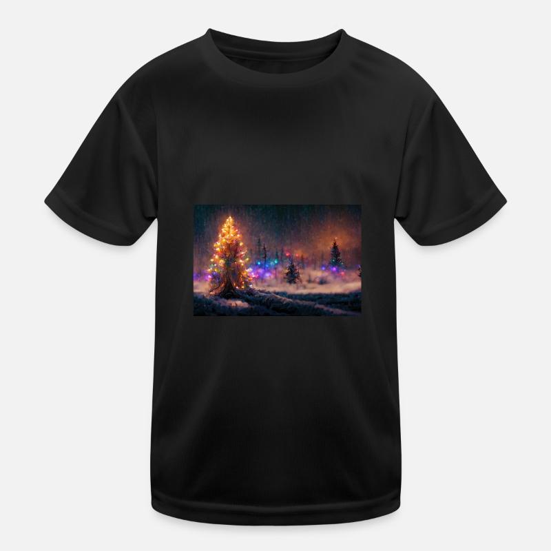 Noël dans la neige T-shirt sport Enfant
