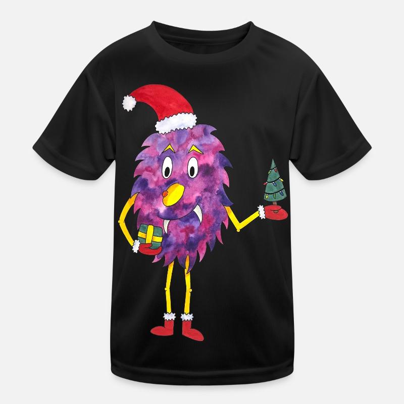 Monstre De Noël, Monstre Mignon, Noël T-shirt sport Enfant