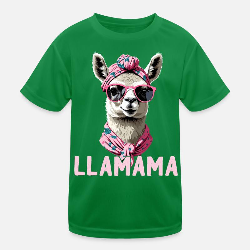 LLamama Lama aimant maman drôle Design T-shirt sport Enfant