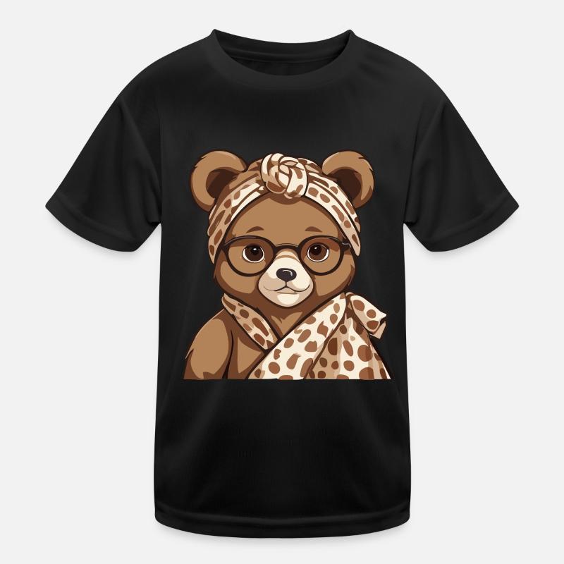 Lustiger Mama Bär Mutter Bärin Bärenliebhaber Kinder Funktions-T-Shirt