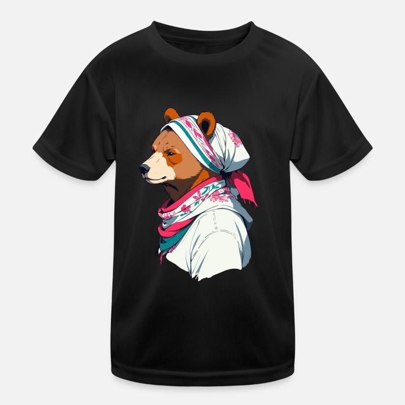 Lustiger Mama Bär Mutter Bärin Bärenliebhaber Kinder Funktions-T-Shirt
