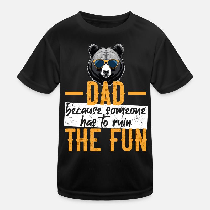 Lustiger Vater Spruch Perfekter Dad Style Kinder Funktions-T-Shirt