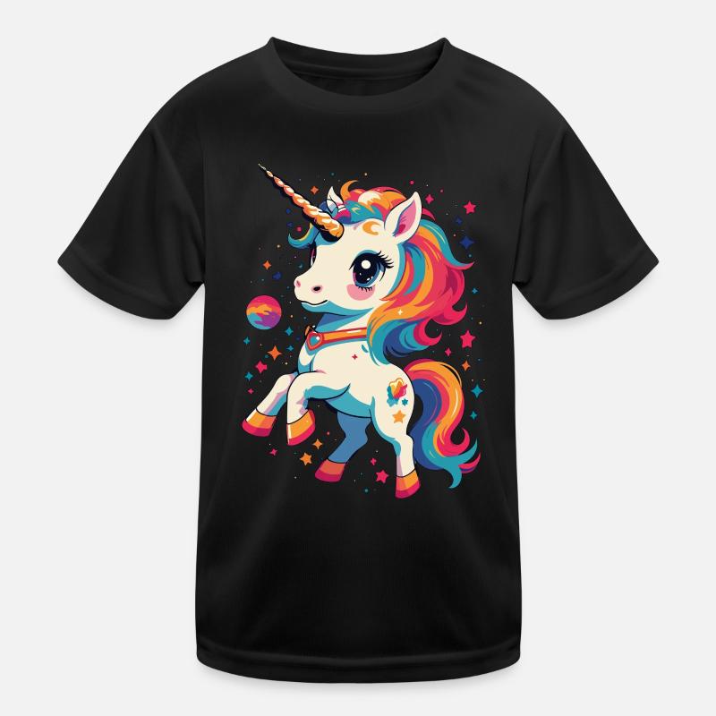 Lustige Einhörner Tolles Fantasie Design Kinder Funktions-T-Shirt