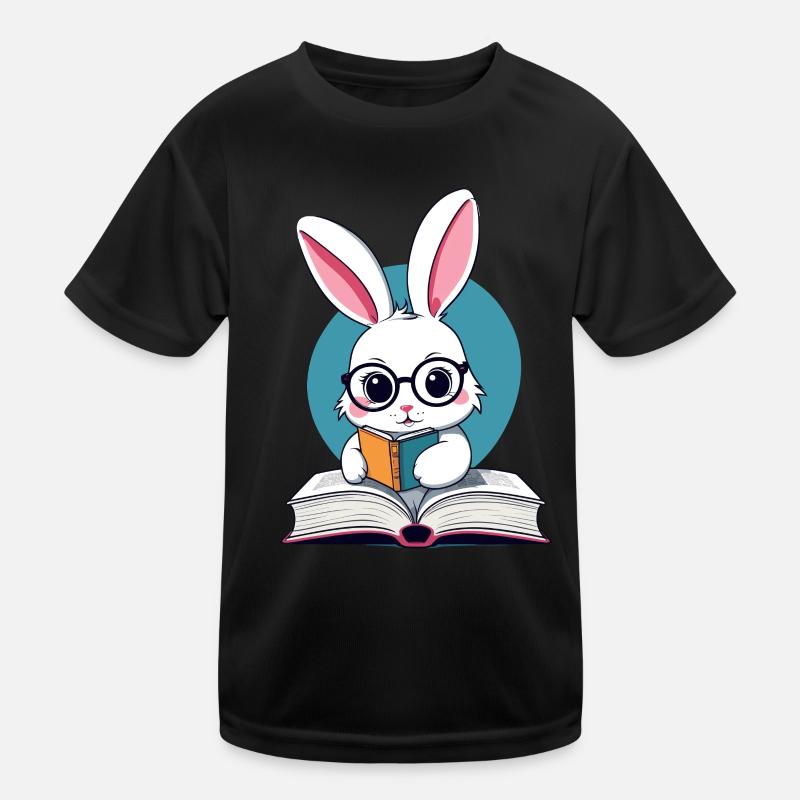 Lapin de lecture rat de bibliothèque parfait lapin T-shirt sport Enfant