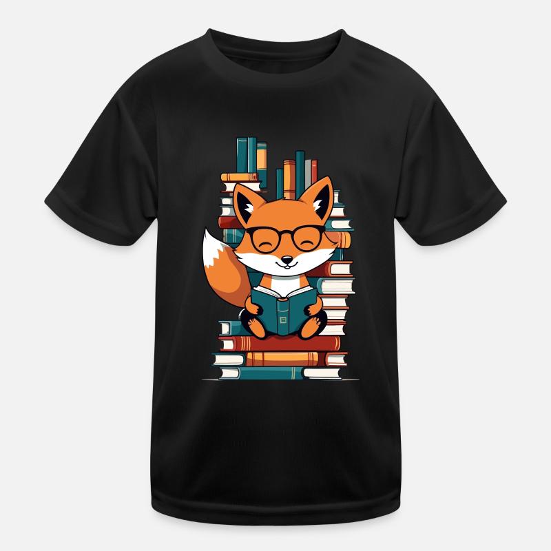 Cute Book Lover Funny Books Design Kids Functional T-Shirt