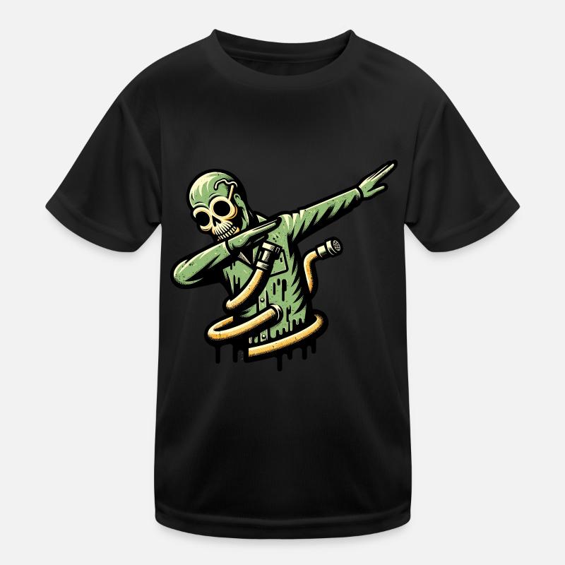 Dabbender Zombie Lustiges Dabbing Design Kinder Funktions-T-Shirt