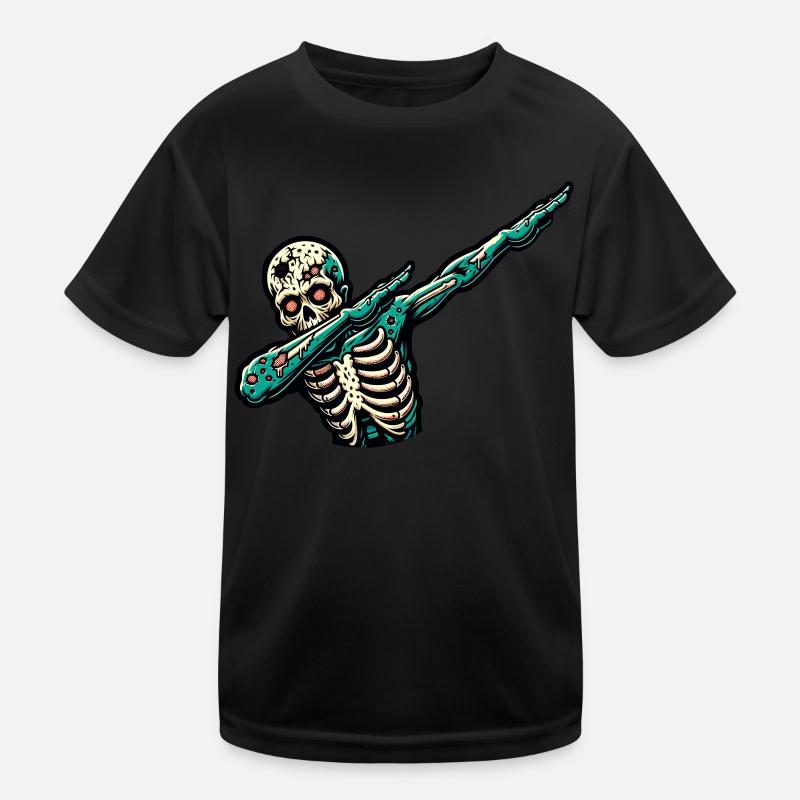 Dabbender Zombie Lustiges Dabbing Design Kinder Funktions-T-Shirt