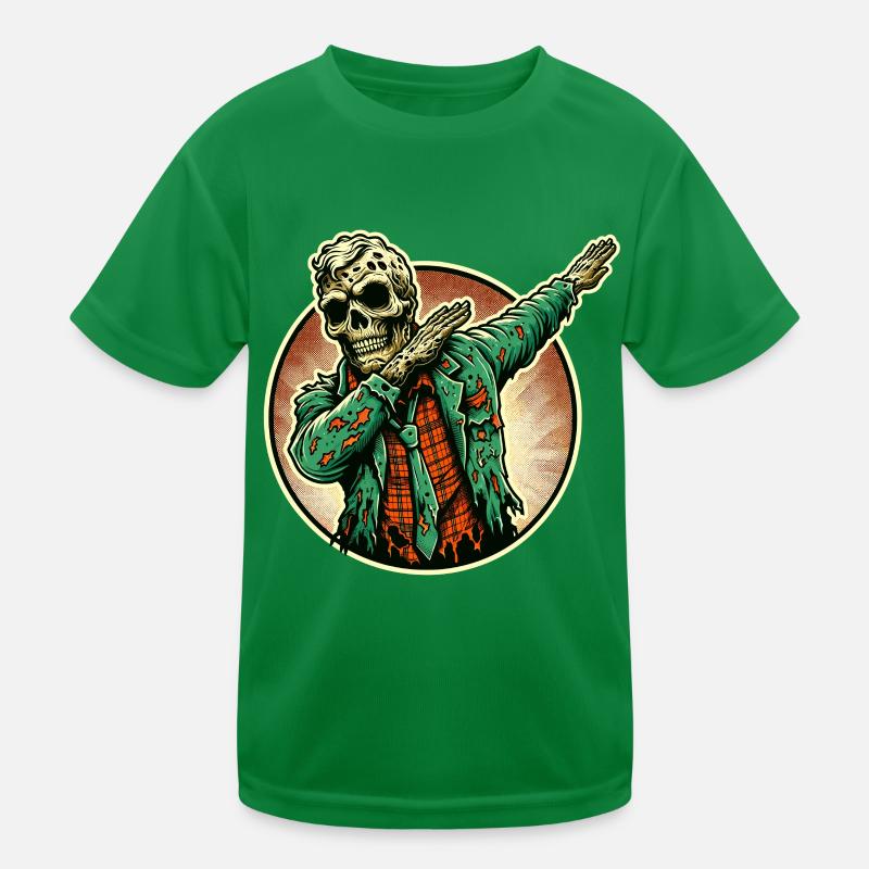 Dabbender Zombie Lustiges Dabbing Design Kinder Funktions-T-Shirt