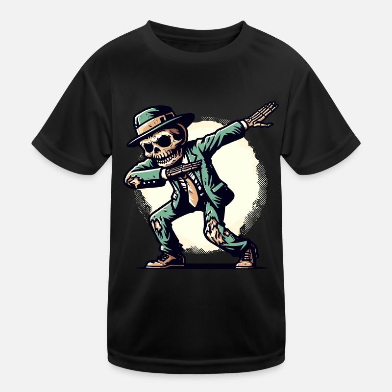 Dabbender Zombie Lustiges Dabbing Design Kinder Funktions-T-Shirt