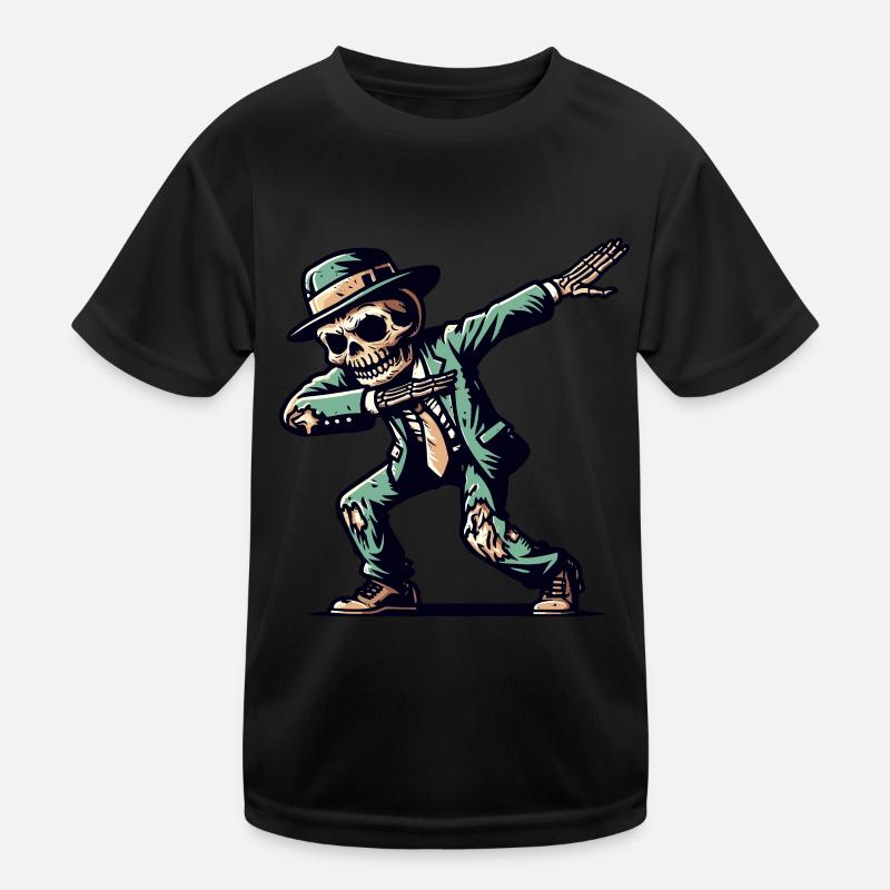 Dabbender Zombie Lustiges Dabbing Design Kinder Funktions-T-Shirt