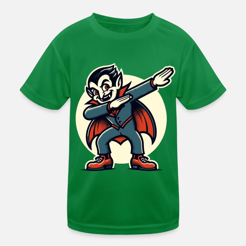 Dabbender Vampir Lustiges Dabbing Design Kinder Funktions-T-Shirt