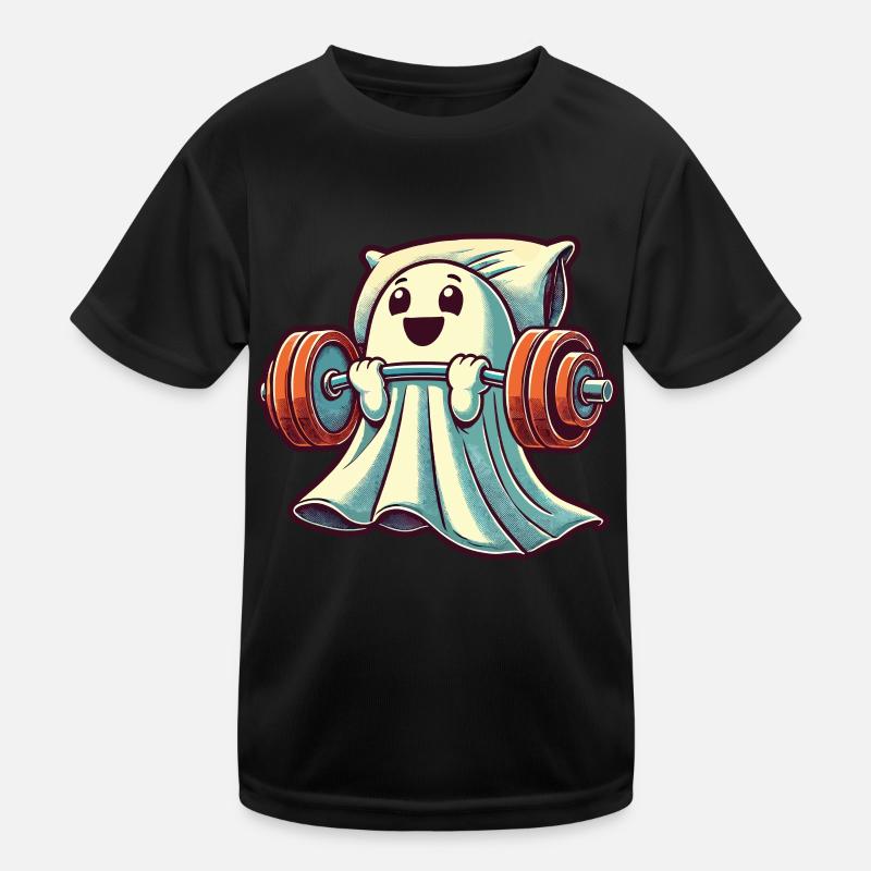 Fun Gym Workout Muscle Building Mind Kids Functional T-Shirt